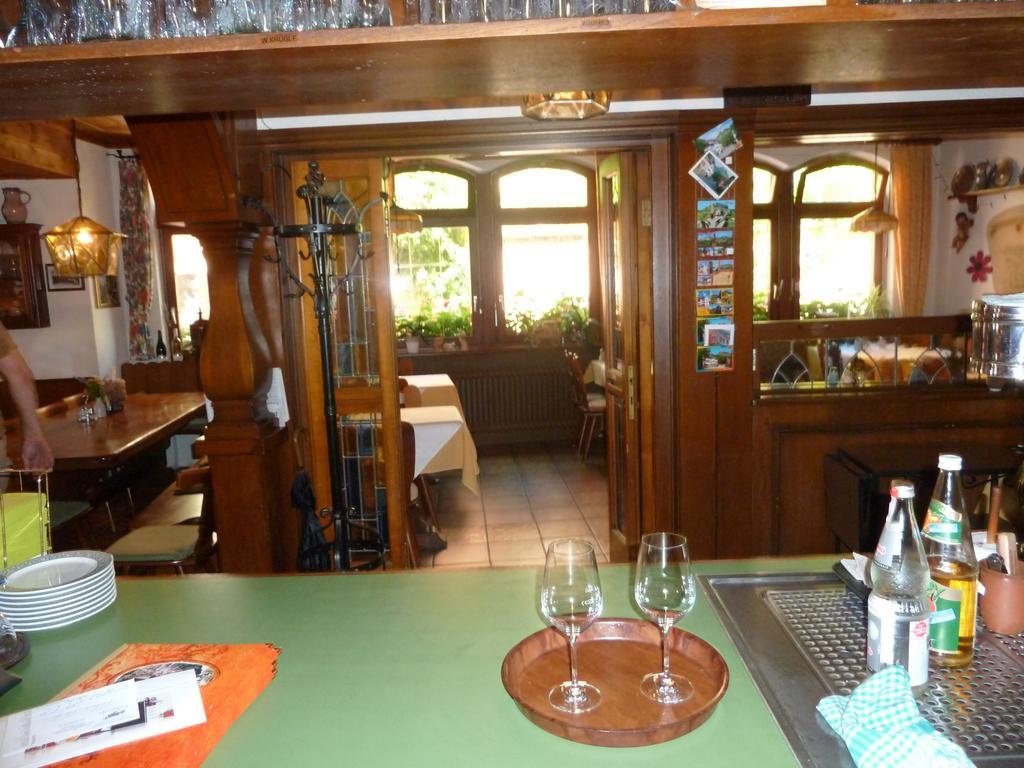 Gasthaus Zum Hirschen Staufen im Breisgau Exterior foto