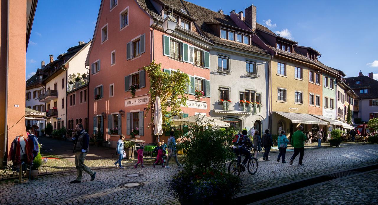 Gasthaus Zum Hirschen Staufen im Breisgau Exterior foto